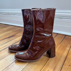 Miista Women's Brown and Burgundy Boots